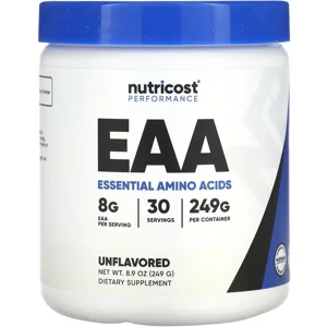 EAA Powder 8000mg 30 Servings - Nutricost (Essential Amino Acids) Bottle - Lebanon Supplements
