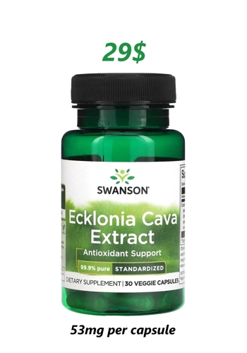 Ecklonia Cava Extract 53mg 30' - Swanson