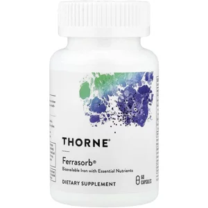 Ferrasorb 60 pills - Thorne (Iron) Bottle - Lebanon Supplements