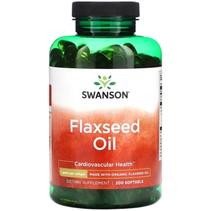Flaxseed Oil 1000mg 200' - Swanson