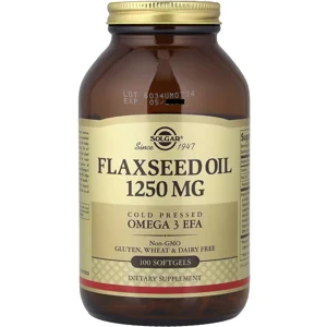 Flaxseed Oil 1250mg 100' - Solgar