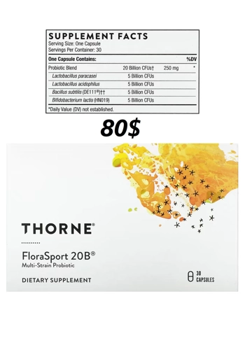 FloraSport 30' -  Thorne (Probiotic)