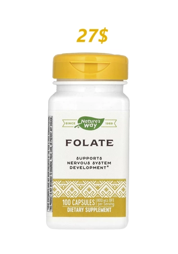 Folate 800mcg 100' - Nature's Way