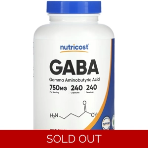 GABA 750mg 240' - Nutricost
