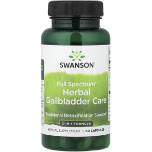 Gallbladder Care 60 pills - Swanson (Barberry + Burdock + Dandelion) Bottle - Lebanon Supplements