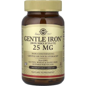 Gentle Iron Bisglycinate 25mg 180' - Solgar