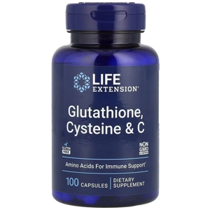 Glutathione, Cysteine & C 100' - Life Extension