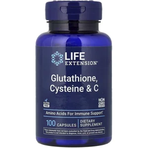 Glutathione, Cysteine & C 100 pills - Life Extension Bottle - Lebanon Supplements