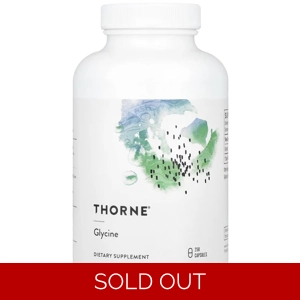 Glycine 250' - Thorne (1000mg Per 2 Capsules)