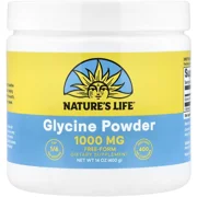 Glycine Powder 1000mg 400 Servings - Nature's Life Bottle - Lebanon Supplements