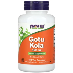 Gotu Kola 450mg 100 pills - NOW Bottle - Lebanon Supplements