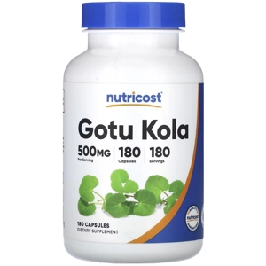 Gotu Kola 500mg 180' - Nutricost