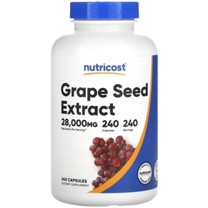 Grape Seed Extract 28,000mg 240' - Nutricost