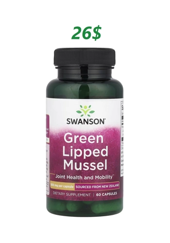 Green Lipped Mussel 500mg 60' - Swanson
