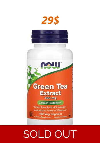 Green Tea 400mg 100' - NOW