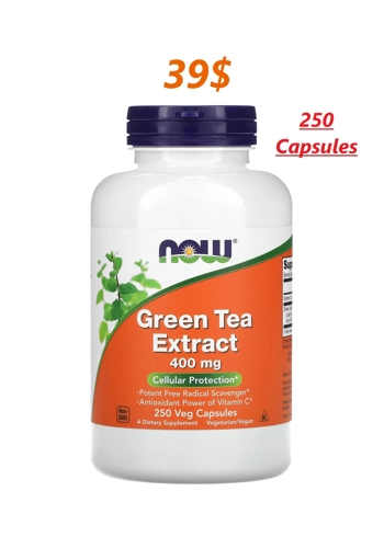 Green Tea 400mg 250' - NOW