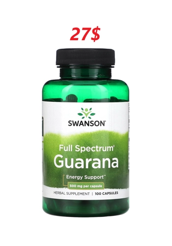 Guarana 500mg 100' - Swanson