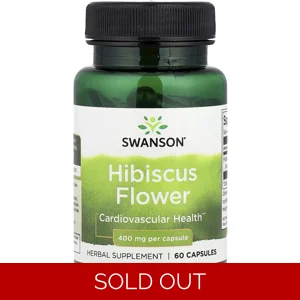 Hibiscus 400mg 60 pills - Swanson Bottle - Lebanon Supplements