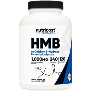 HMB 1000mg 240' - Nutricost (1000mg Per 2 Capsules)