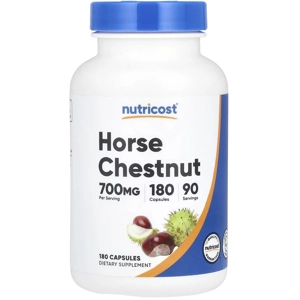 Horse Chestnut 700mg 180' - Nutricost (700mg Per 2 Capsules)