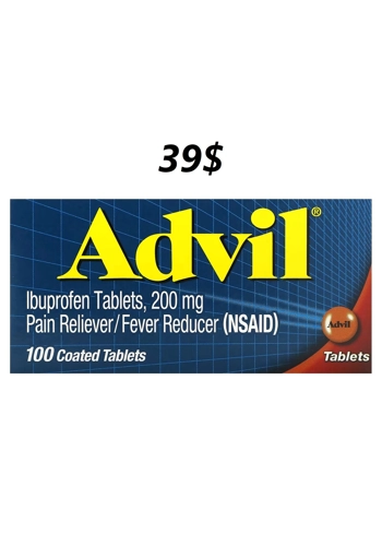 Ibuprofen 200mg 100' - Advil