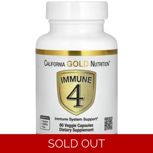 Immune 4 60' - California Gold Nutrition (C+D+Zinc+Selenium)