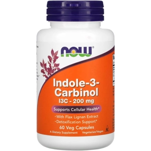 Indole-3-Carbinol 200mg 60' - NOW (I3C)