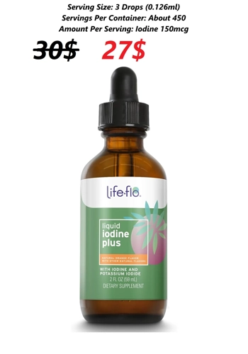 Iodine Liquid 150mcg 450' - Life.flo