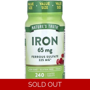 Iron 65mg 240' - Nature's Truth
