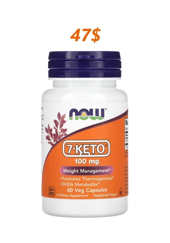 7-KETO 100mg 60' - NOW
