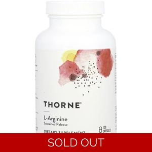 L-Arginine 1000mg 120' - Thorne (1000mg Per 2 Capsules)