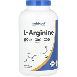 L-Arginine 500mg 300' - Nutricost
