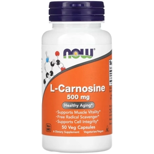 L-Carnosine 500mg 50' - NOW