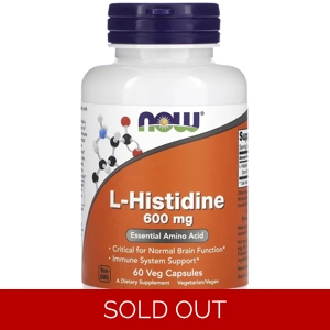 L-Histidine 600mg 60' - NOW
