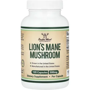 Lion pillss Mane 500mg 120 pills - Double Wood Bottle - Lebanon Supplements