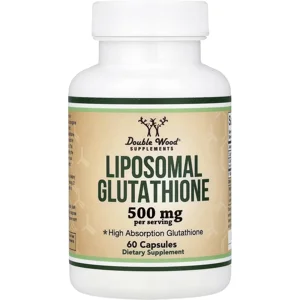 Liposomal Glutathione 500mg 60 Pills - Double Wood (500mg Per 2 Capsules) Bottle - Lebanon Supplements