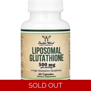 Liposomal Glutathione 500mg 60 Pills - Double Wood (500mg Per 2 Capsules) Bottle - Lebanon Supplements