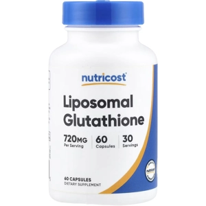 Liposomal Glutathione 720mg 60' - Nutricost (720mg Per 2 Capsules)