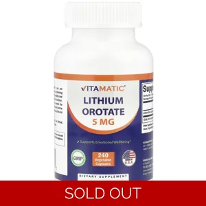 Lithium Orotate 5mg 240' - Vitamatic