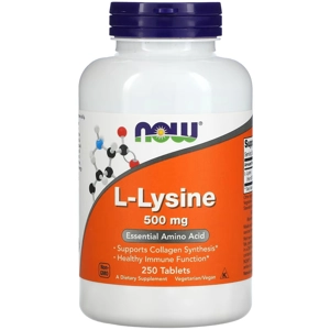 L-Lysine 500mg 250' - NOW