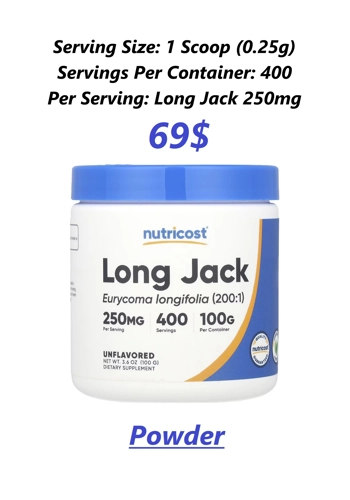 Long Jack 250mg 400' - ..