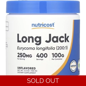 Long Jack Powder 250mg 400' - Nutricost ‎(‎Tongkat Ali‎)‎
