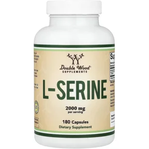 L-Serine 2000mg 180 pills - Double Wood (2000mg Per 4 Capsules) Bottle - Lebanon Supplements