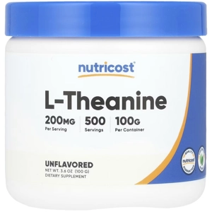 L-Theanine Powder 200mg 500' - Nutricost