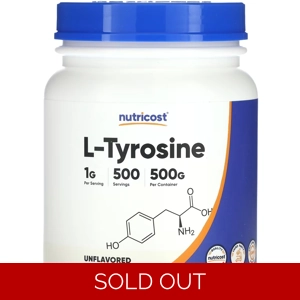 L-Tyrosine Powder 1000mg 500' - Nutricost