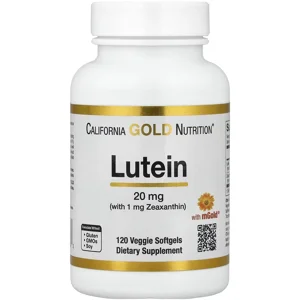 Lutein 20mg 120' - California Gold Nutrition (+Zeaxanthin)
