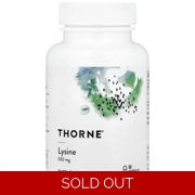 Lysine 500mg 60' - Thorne