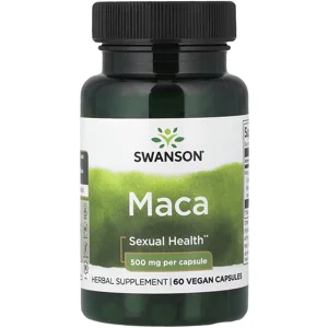 Maca 500mg 60 pills - Swanson Bottle - Lebanon Supplements