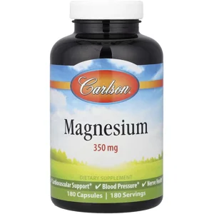 Magnesium 350mg 180 pills - Carlson Bottle - Lebanon Supplements