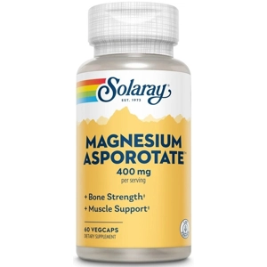 Magnesium Asporotate 400mg 60' - Solaray (400mg Per 2 Caps..